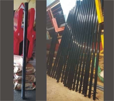 convex-safety-mirror-pole